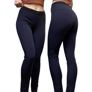 🥒 Veronica Beard Navy Blue Mid-High Rise Stretch Trousers Dress Pants Women’s 8